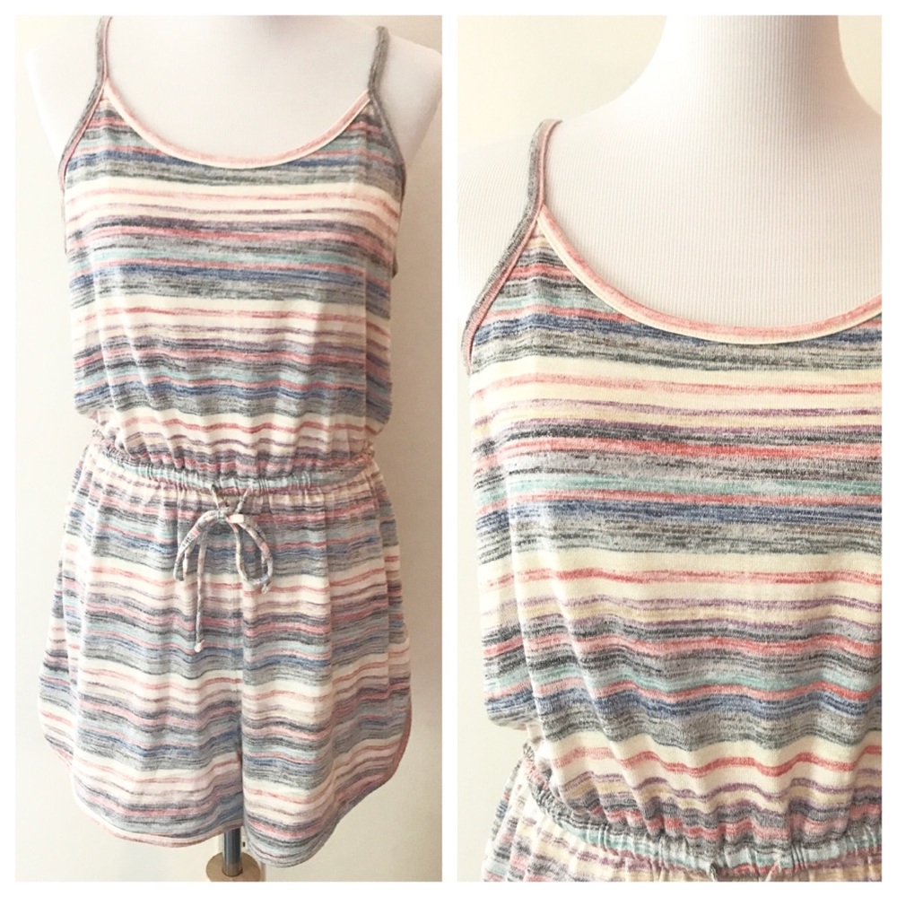 Last Chance - Moving! Pastel Rainbow Stripe Romper